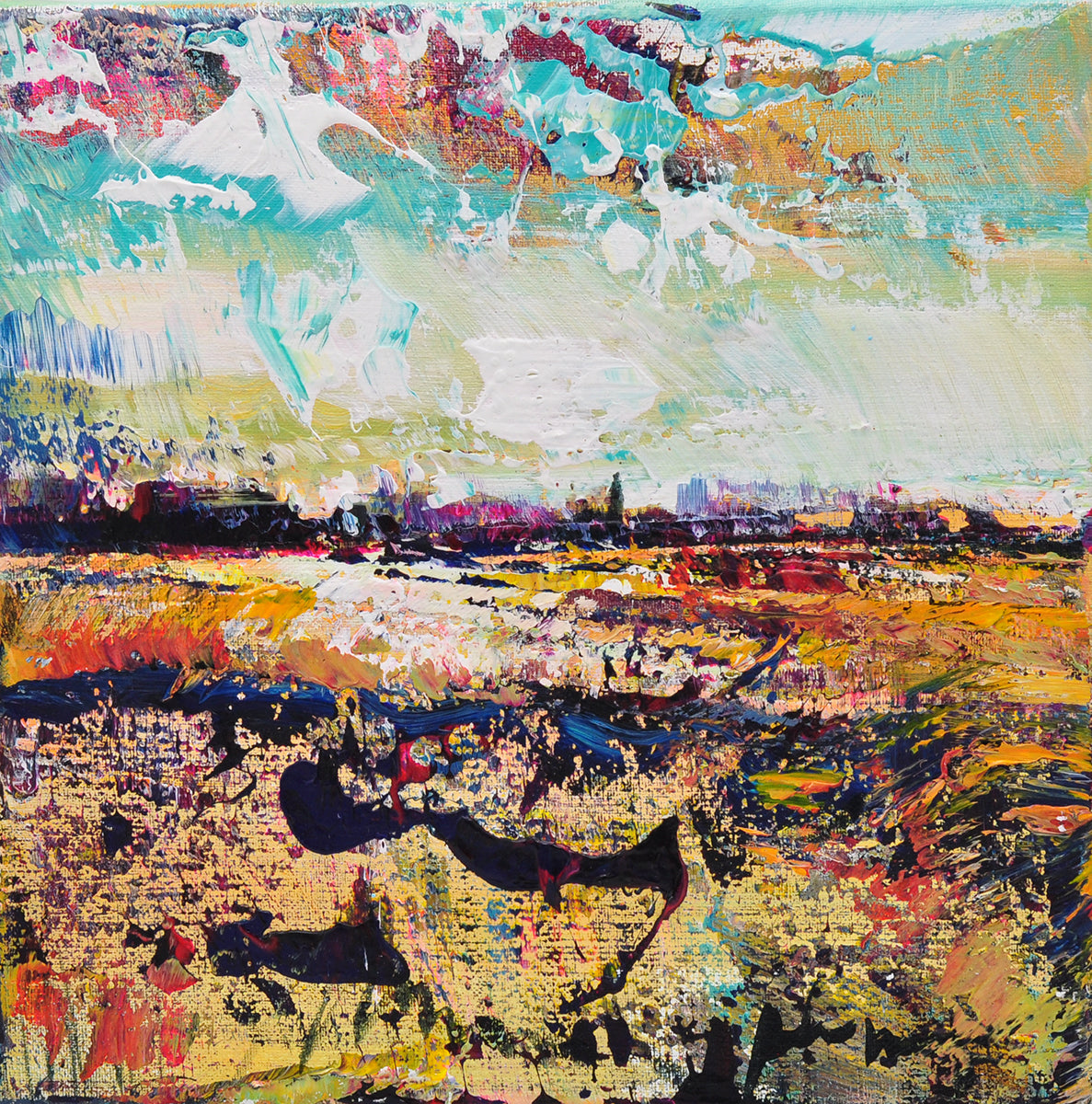 Peter Meijer — Winter's Embrace, acryl op linnen