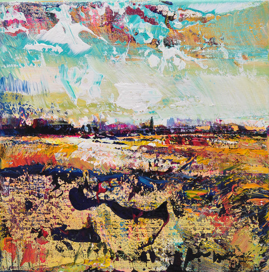 Peter Meijer — Winter's Embrace, acryl op linnen