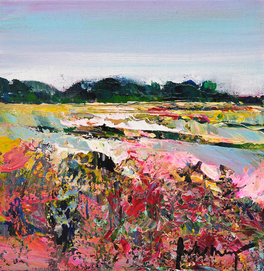 Peter Meijer — Summer Light on the Coast, acryl op linnen