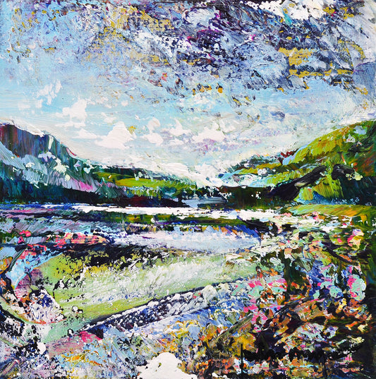 Peter Meijer — Lonely Trail, acryl op linnen
