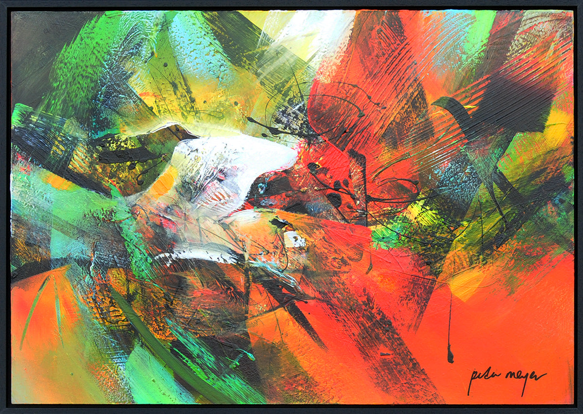 Peter Meijer — Ballet de Loiseaux, acryl op paneel