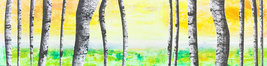 Norbertus — Yellow forest, acryl op linnen