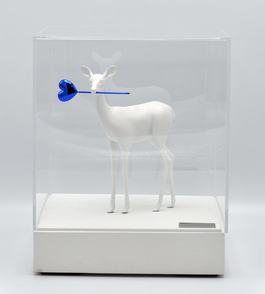 Paco Raphael — Oh Dear (blue, white), mixed media