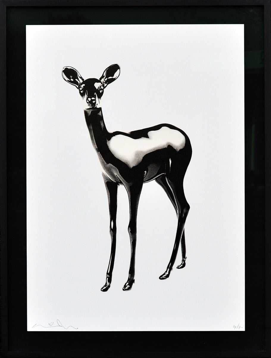 Paco Raphael — The Revival of the Bambi (white), vierlaagse zeefdruk