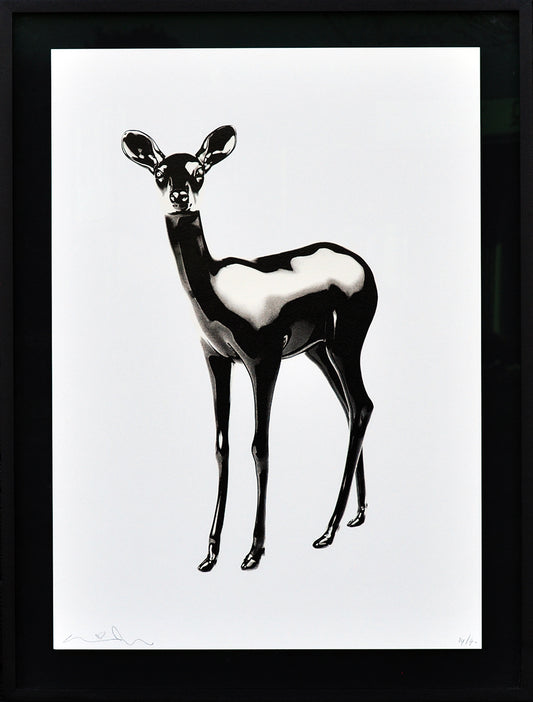 Paco Raphael — The Revival of the Bambi (white), vierlaagse zeefdruk