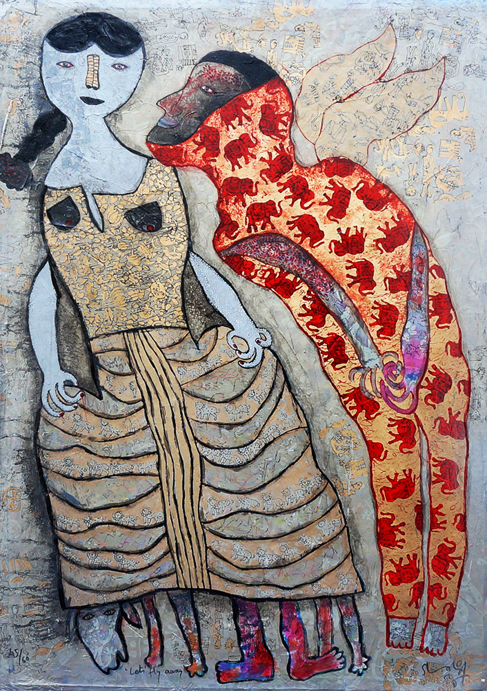 Shahid Parvez — Let's fly away, zeefdruk (museumglas)