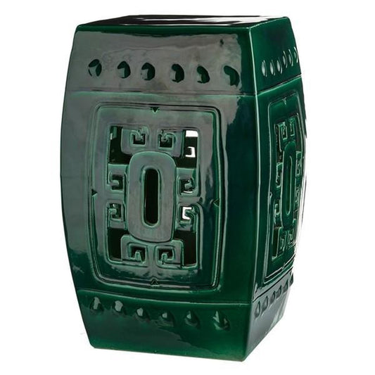 Pols Potten — Kruk Temple Groen, keramiek