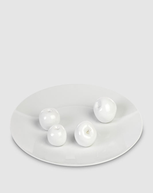 Pols Potten — Bord met appels, porselein, geglazuurd