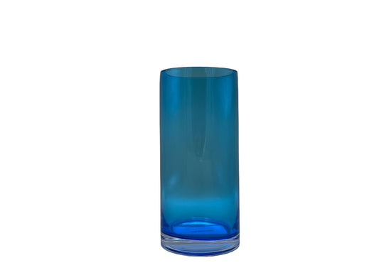 Pols Potten — Caps and jars vase, aquablauw S, glas