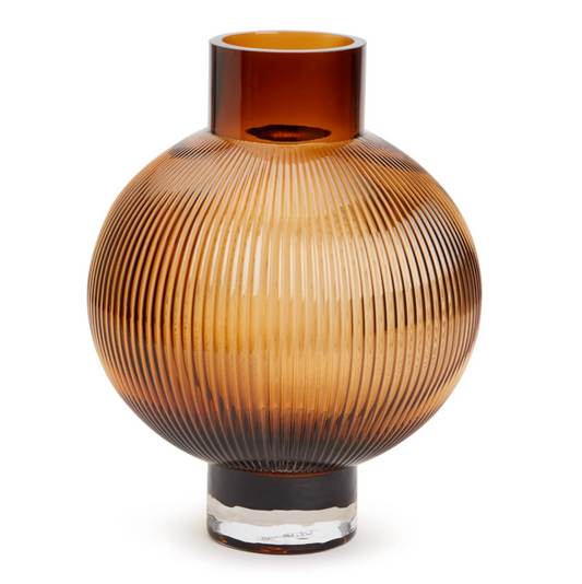 Pols Potten — Hot Air Balloon vaas, bruin, glas