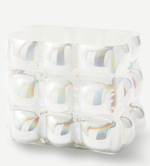 Pols Potten — Bubble vaas, wit S, glas
