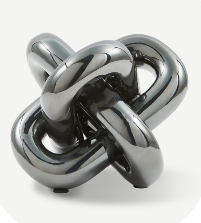 Pols Potten — Moving ketting, metallic, keramiek