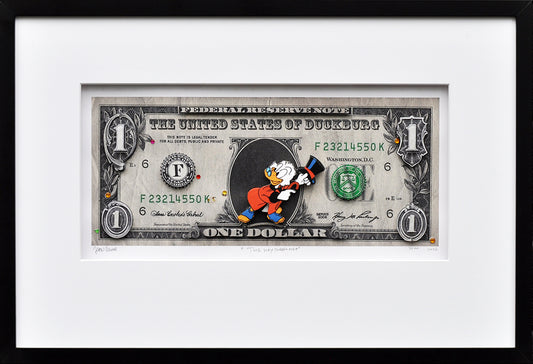 Jean Ravel — Scrooge dollar bill 2, 3d collage