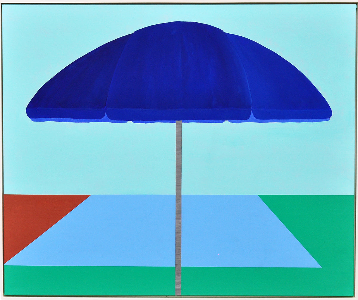 Frank van Roessel — Turquoise Afternoon, acryl op linnen