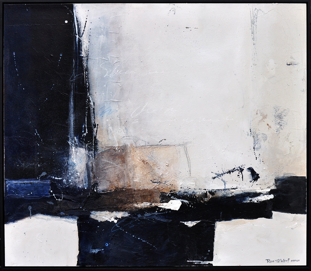 Ron van der Werf — Nachtelijk Ritme, acryl op paneel