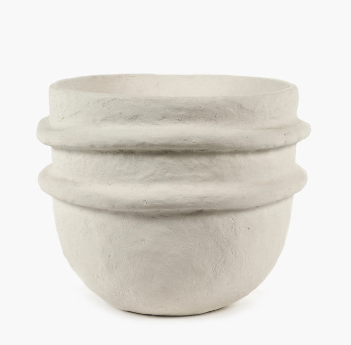 SERAX — Earth, sierpot wit (Marie Michielssen), papier-marche