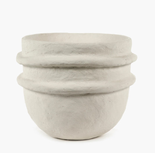 SERAX — Earth, sierpot wit (Marie Michielssen), papier-marche
