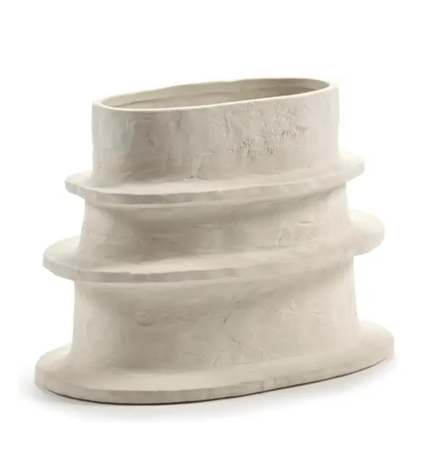 SERAX — Molly 06, bloempot beige S (Marie Michielssen), aardewerk