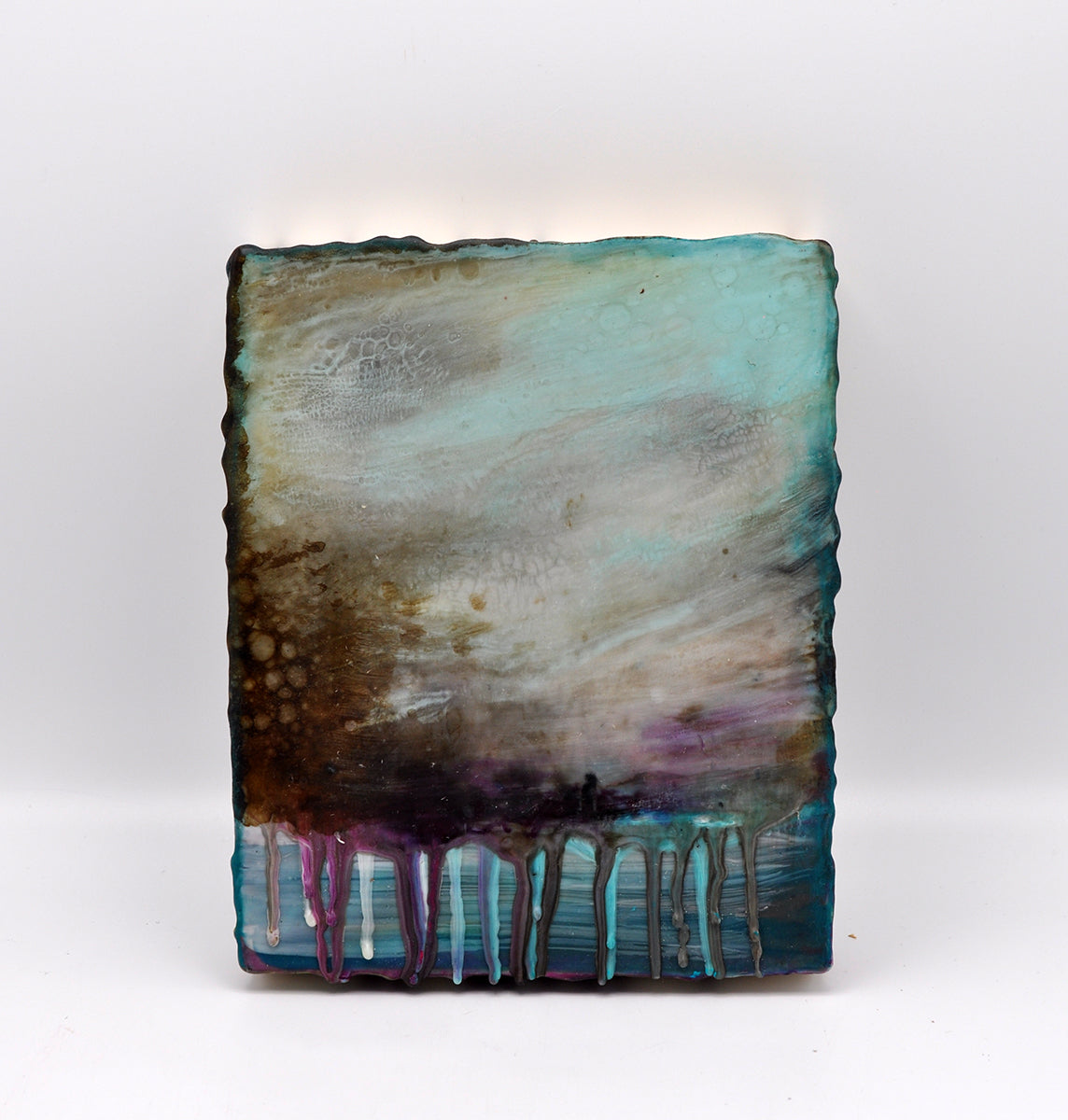 Suus Kooijman — Otherside, encaustic op paneel