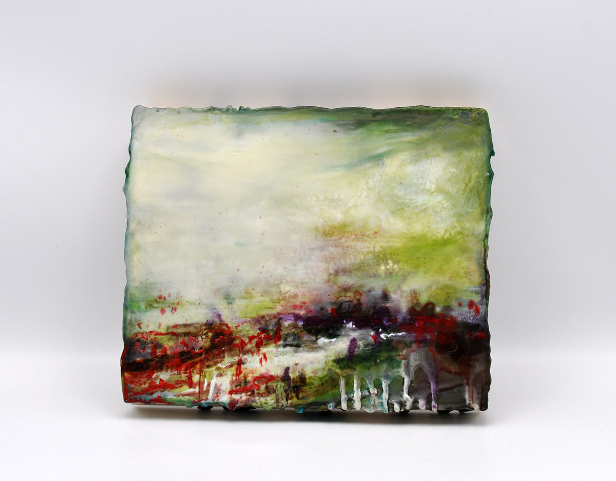 Suus Kooijman — On my way .024., encaustic op paneel