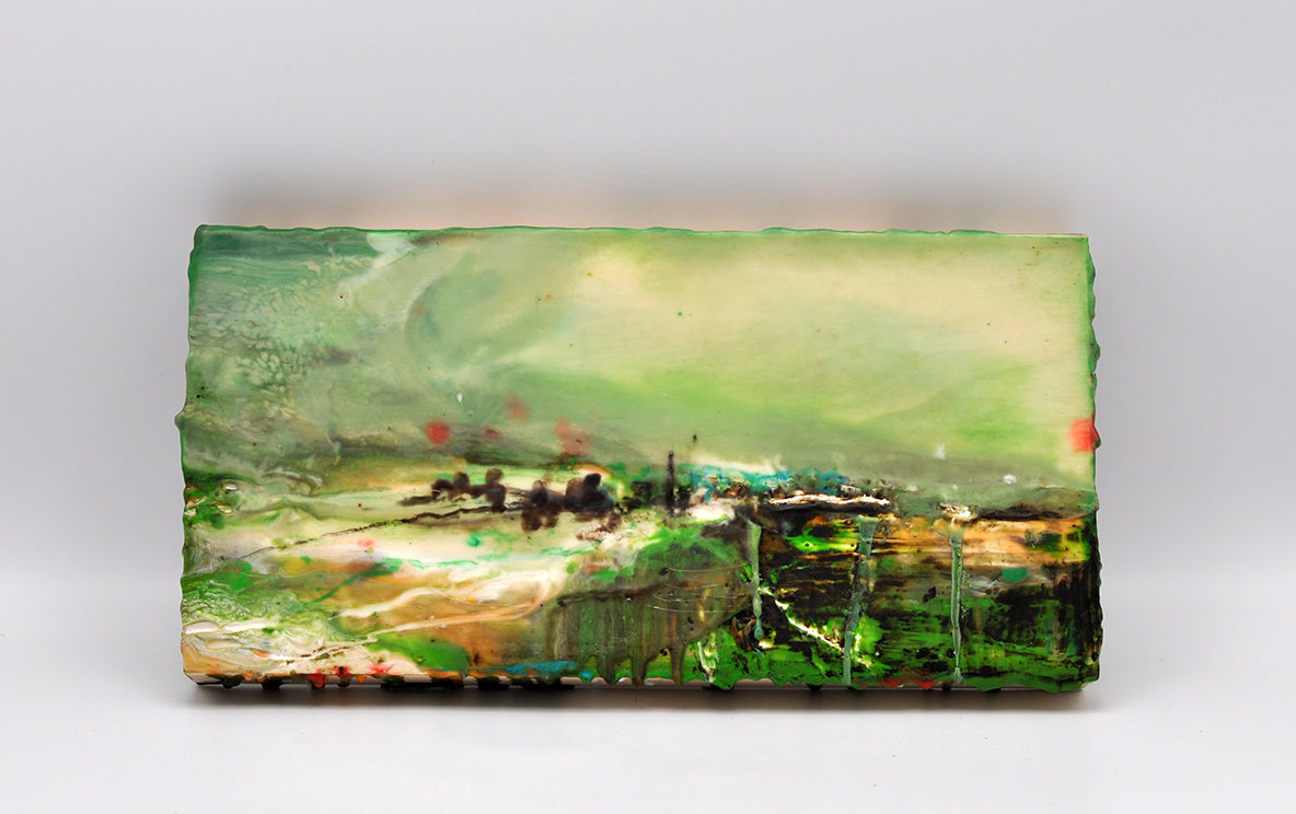 Suus Kooijman — Summerland 25.1, encaustic op paneel