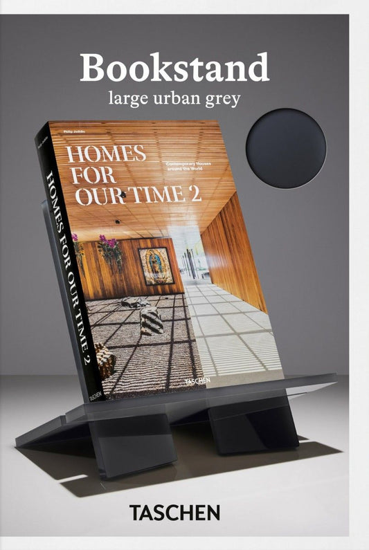 Taschen — Boekenstandaard L, Urban Grey, acryl