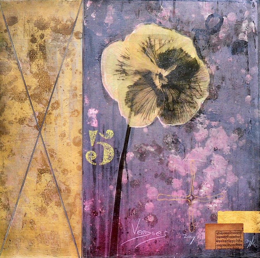 Mark Verdoes — Purple field (op alu frame)