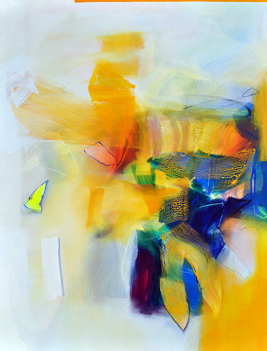 Pieter Vermeulen — Buiten eten 1, acryl op linnen
