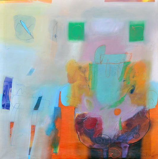 Pieter Vermeulen — De Kersenschaal, acryl op linnen