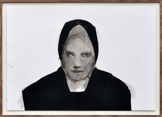 Marijke Vijfhuizen — Blik drie, collage, inkt op papier