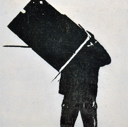 Marijke Vijfhuizen — Matt the mover, foto transfer op hout