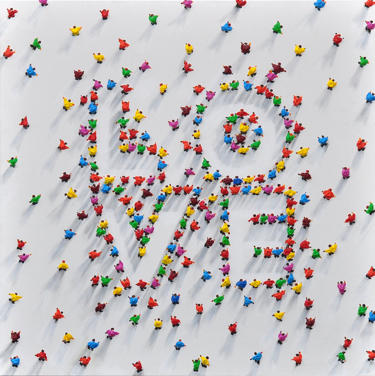 Hulbert Waldroup — Give me Love, acryl op linnen