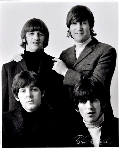 Robert Whitaker — Beatles first session NOT FOR SALE, photo vintage signed/price on request
