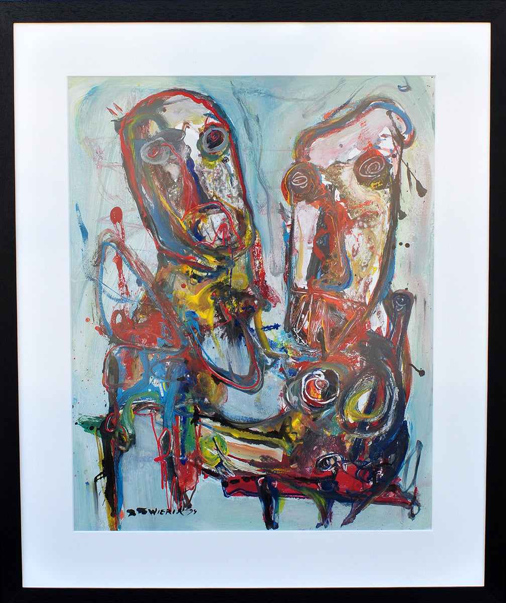 Jan te Wierik — ZT 4, acryl op papier