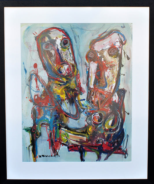 Jan te Wierik — ZT 4, acryl op papier